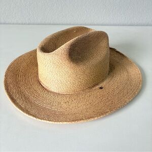 Stetson Western Cowboy Cowgirl Straw Hat 23” Size 7-1/4 (Maybe) ~No Hat Band